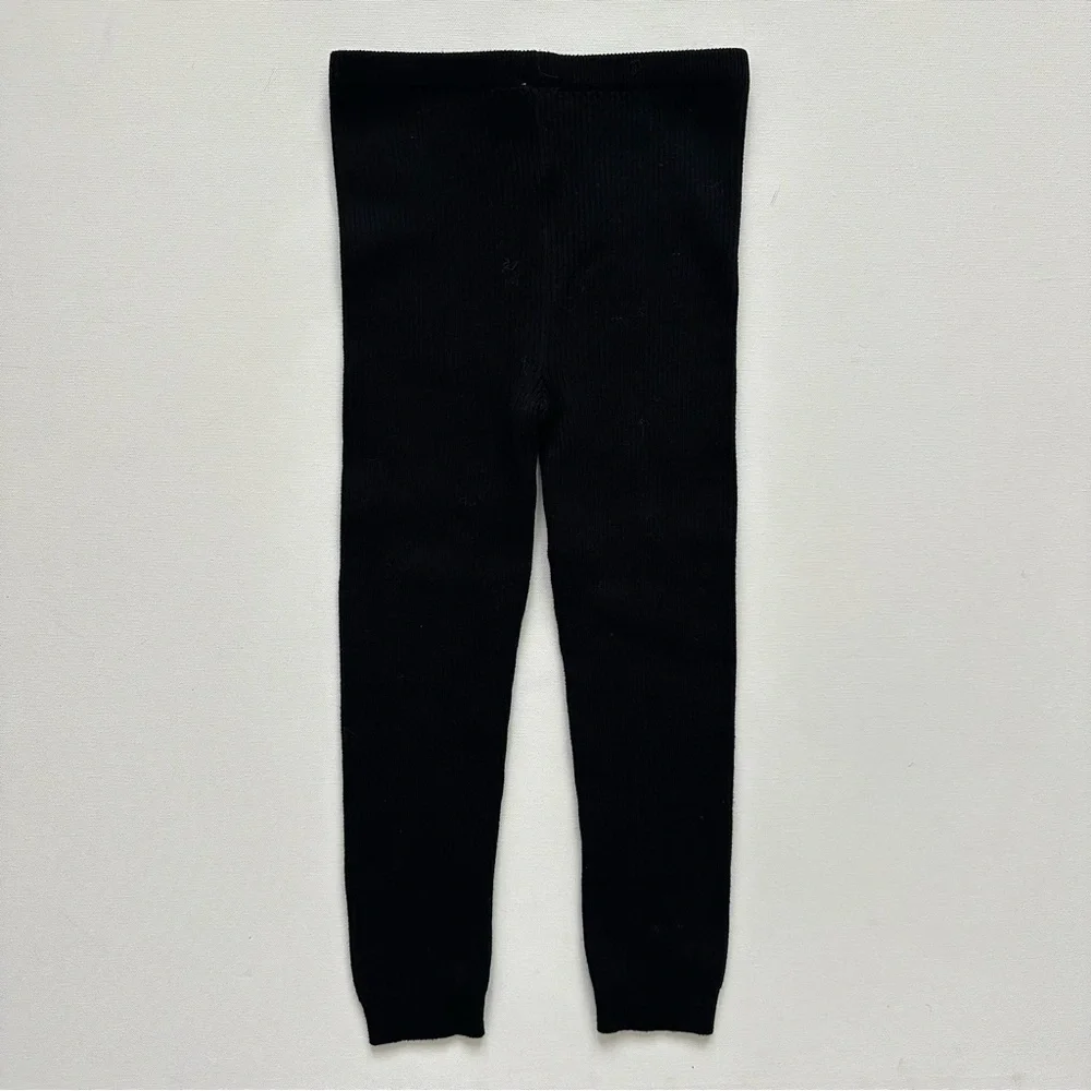 Baby Gap Black Ribbed Leggings Siz 5 Years